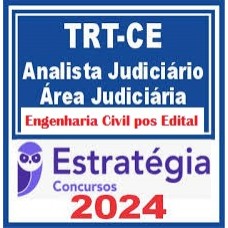 RateioTRT-CE 7ª Região (Analista Judiciário - Apoio Especializado - Engenharia Civil) Pacote - 2024 (Pós-Edital)