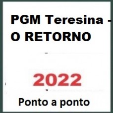 Carreiras AGU (AGU, PGF e PGFN) ao Ponto a ponto 2022